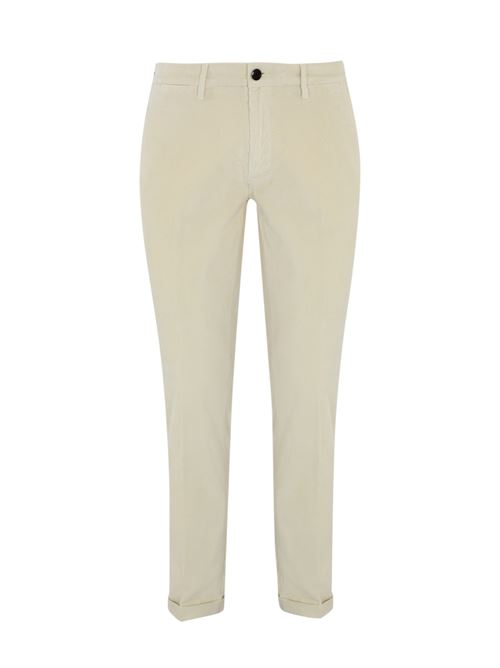 Pantalone Chino Mucha in velluto a costine Bianco RE-HASH | P249B LS 4V0200104